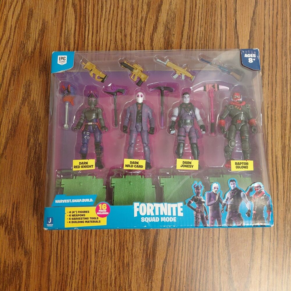 Fortnite Squad Mode 4 Figure Pack Dark Legends